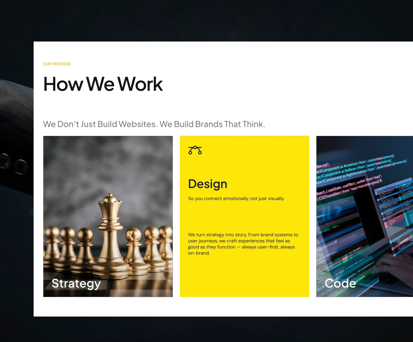 Client voices, latest thinking and how they work, in light mode (2 of 2)