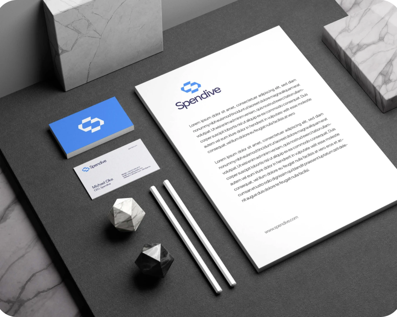 Spendive brand mockups (2 of 2)