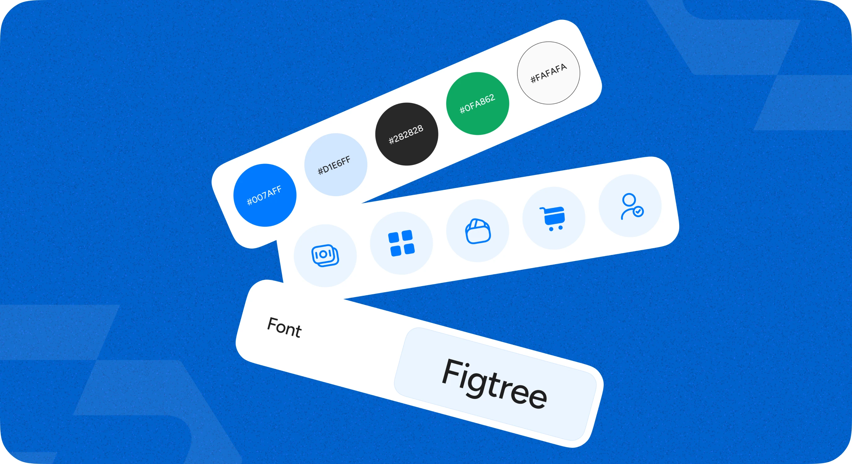 Spendive colours, type and icons
