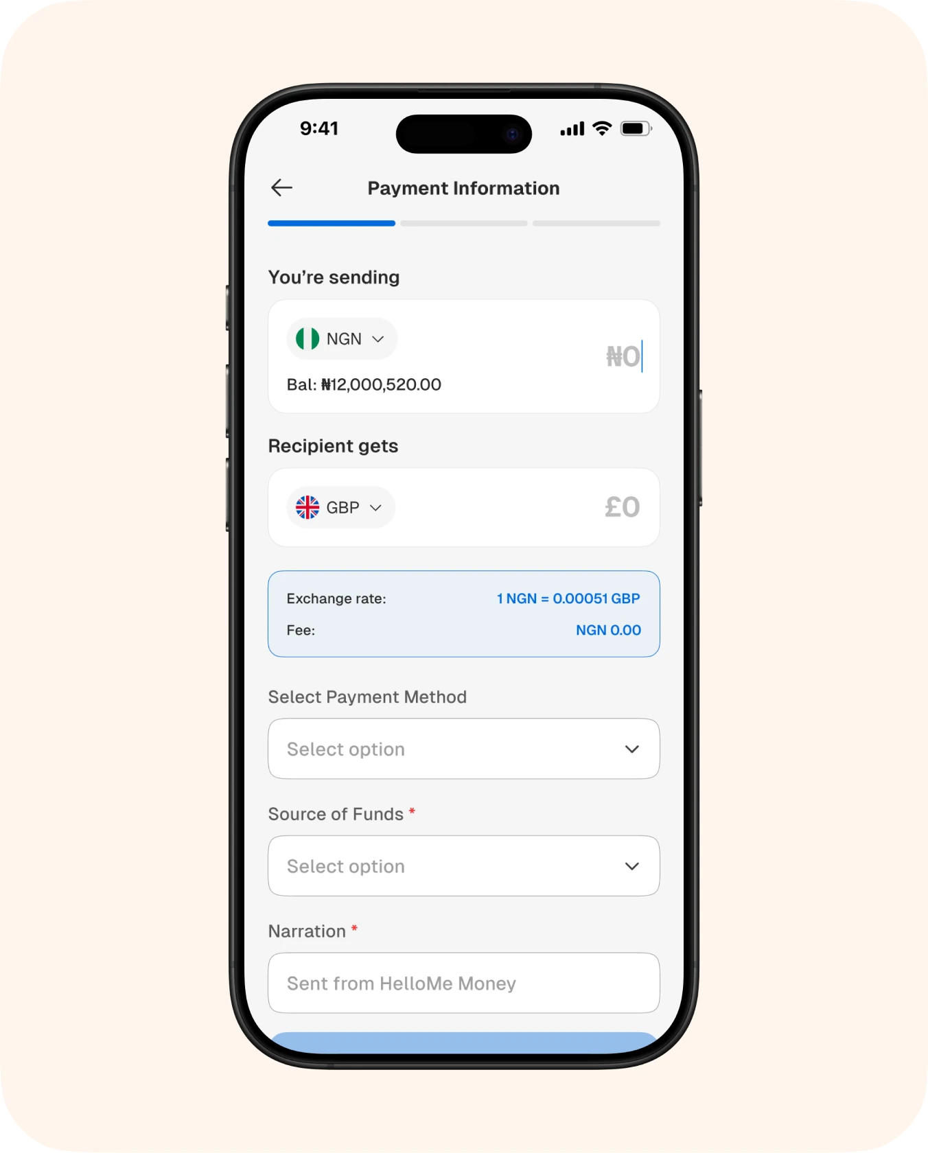 Saved institutions and payment information (2 of 2)